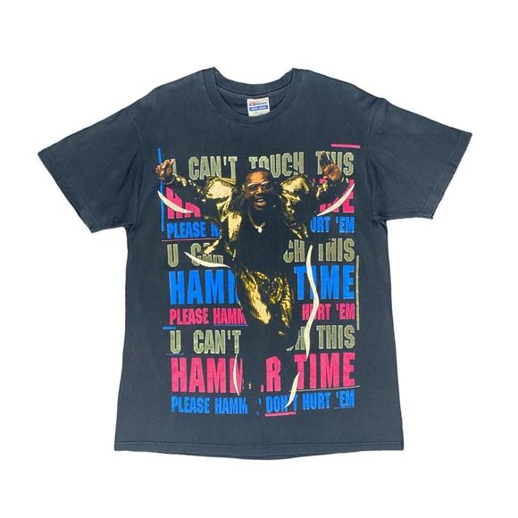 Vintage Hanes 90’s MC Hammer Crew Neck Tee - Size Large - Picture 5 of 7